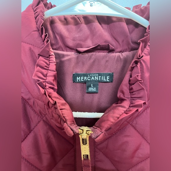 J crew MERCANTILE maroon vest - Picture 2 of 3